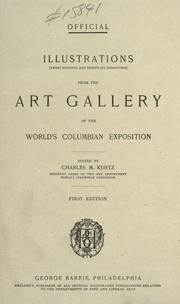 Cover of: Illustrations (three hundred and thirty-six engravings) from the Art gallery of the World's Columbian Exposition.