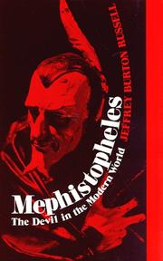 Cover of: Mephistopheles: the Devil in the modern world