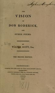 Cover of: The vision of Don Roderick and other poems