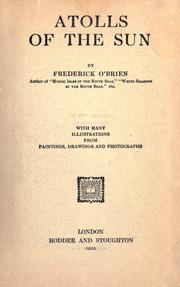 Cover of: Atolls of the sun by Frederick O'Brien