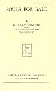 Souls for sale by Rupert Hughes