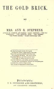 Cover of: The gold brick by Stephens, Ann S.
