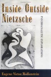Cover of: Inside/outside Nietzsche: psychoanalytic explorations