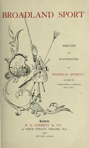 Cover of: Broadland sport by Everitt, Nicholas.