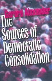 Cover of: The Sources of Democratic Consolidation