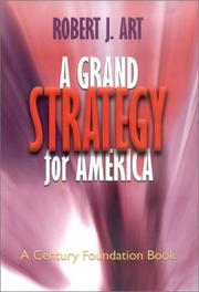 Cover of: A grand strategy for America