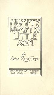 Cover of: Humpty Dumpty's little son