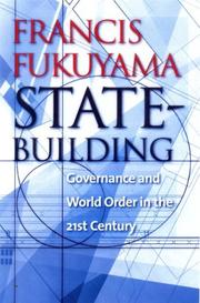 State Building by Francis Fukuyama