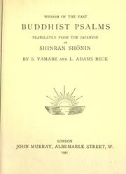 Cover of: Buddhist psalms by Shinran