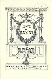 Cover of: Songs of Innocence