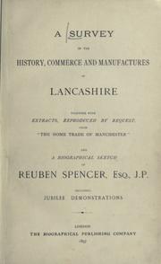 Cover of: A survey of the history, commerce and manufacture of Lancashire by 