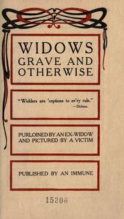 Cover of: Widows grave and otherwise by Cora D. Willmarth