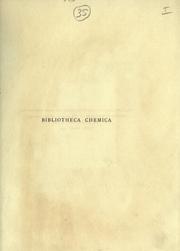 Cover of: Bibliotheca chemica by Glasgow, Scot. Royal College of Science and Technology. Andersonian Library