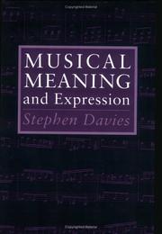 Cover of: Musical meaning and expression