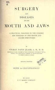 Surgery and diseases of the mouth and jaws by Vilray Papin Blair