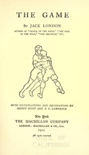 Cover of: The game by Jack London