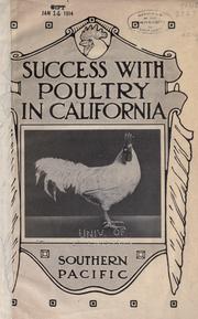 Cover of: Success with poultry in California by Southern Pacific Company.