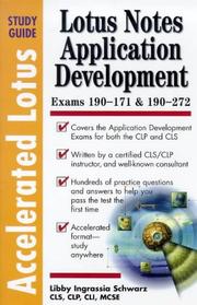 Cover of: Application development: accelerated Lotus Notes study guide