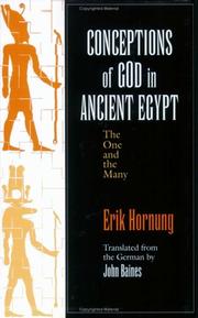 Conceptions of God in Ancient Egypt by Erik Hornung