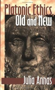 Cover of: Platonic ethics, old and new