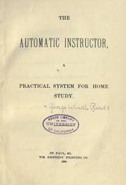 Cover of: The automatic instructor