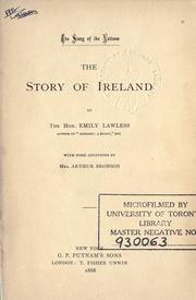 Cover of: The story of Ireland. by Emily Lawless