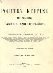 Cover of: Poultry keeping as an industry for farmers and cottagers