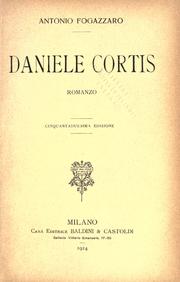 Daniele Cortis by Antonio Fogazzaro