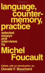 Cover of: Language, Counter Memory, Practice