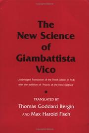 Cover of: Principi di una scienza nuova