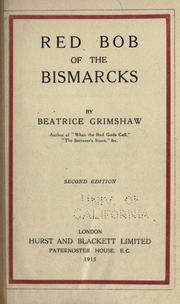 Cover of: Red Bob of the Bismarcks