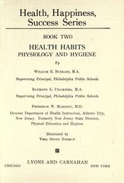 Cover of: Health habits, physiology and hygiene