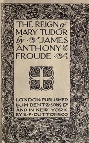 Cover of: The reign of Mary Tudor