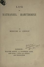 Cover of: Life of Nathaniel Hawthorne.