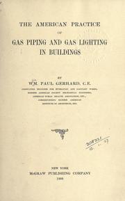 The American practice of gas piping and gas lighting in buildings