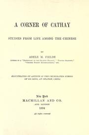 Cover of: A corner of Cathay by Adele M. Fielde