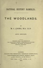Cover of: The woodlands by M. C. Cooke