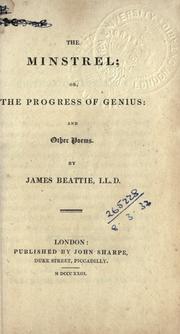 Cover of: The minstrel by James Beattie