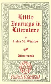 Cover of: Little journeys in literature