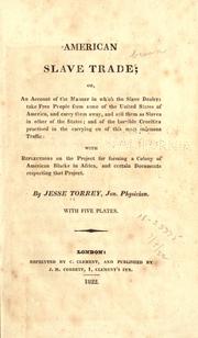 Cover of: American slave trade by Jesse Torrey