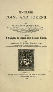 Cover of: English coins and tokens. by Llewellynn Frederick William Jewitt