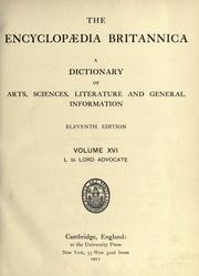 Cover of: The Encyclopaedia Britannica by 