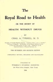 Cover of: The royal road to health