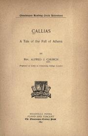 Cover of: Callias. by Alfred John Church