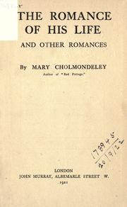 Cover of: The romance of his life: and other romances.