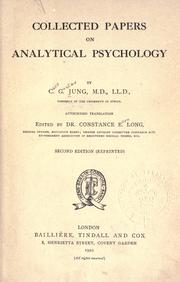 Cover of: Analytical psychology. by Carl Gustav Jung