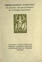 Cover of: Impressionist painting by Dewhurst, Wynford