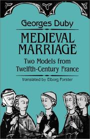 Cover of: Medieval marriage