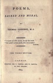 Cover of: Poems, sacred and moral