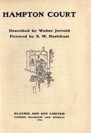 Cover of: Hampton Court by Walter Jerrold
